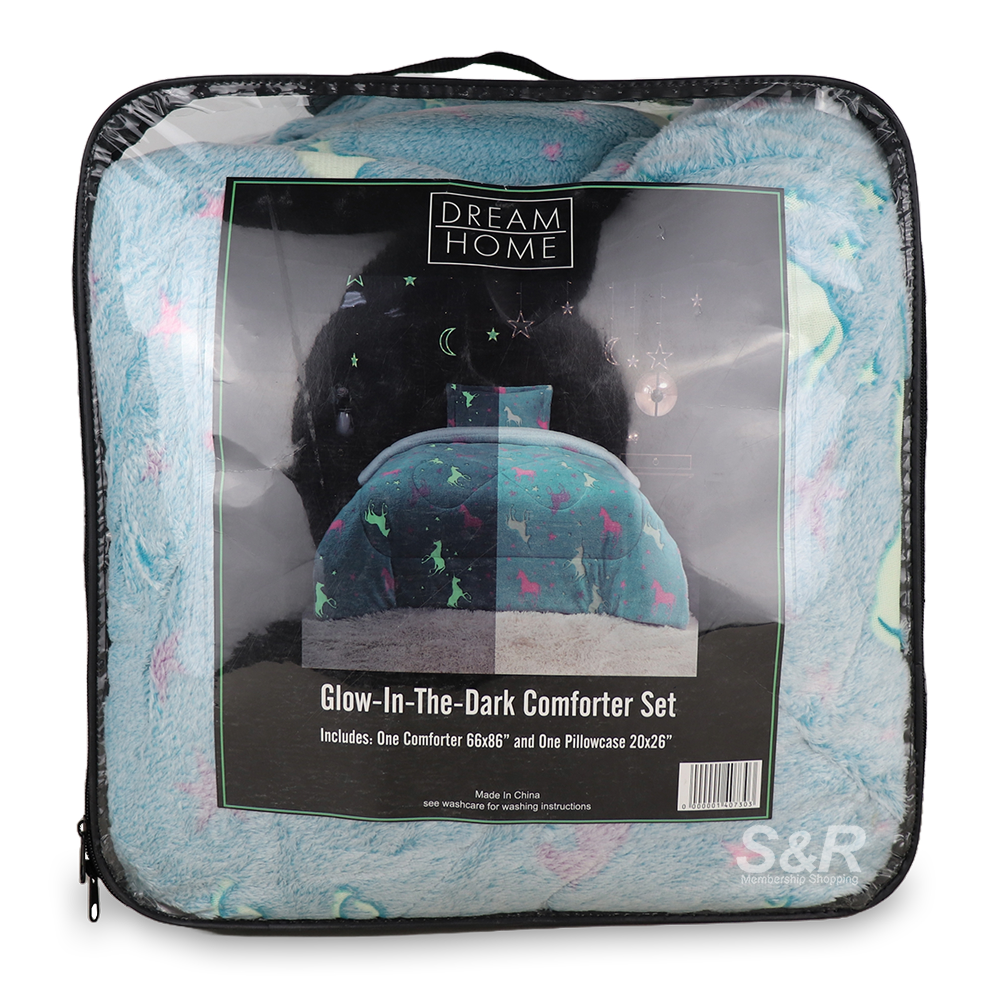 Dream Home Glow In The Dark Comforter Set